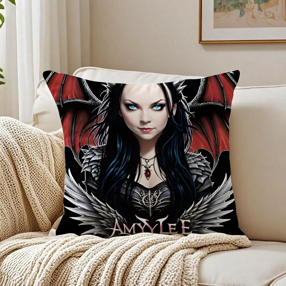 band gothic EEvanescence AAmy LLee Cushion Cover Pillowcase Antidustmite living Room Sofa Decor Cushion Room