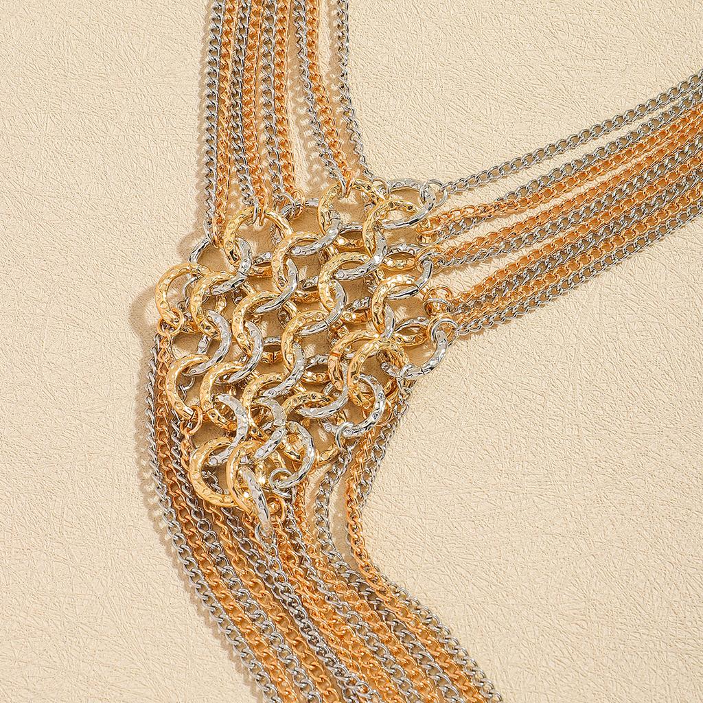 Vedawas Exageración Nueva Llegada Vintage Metal Largo Collar con Borlas para Mujeres Moda Geométrico Alta Calidad Joyería Regalo