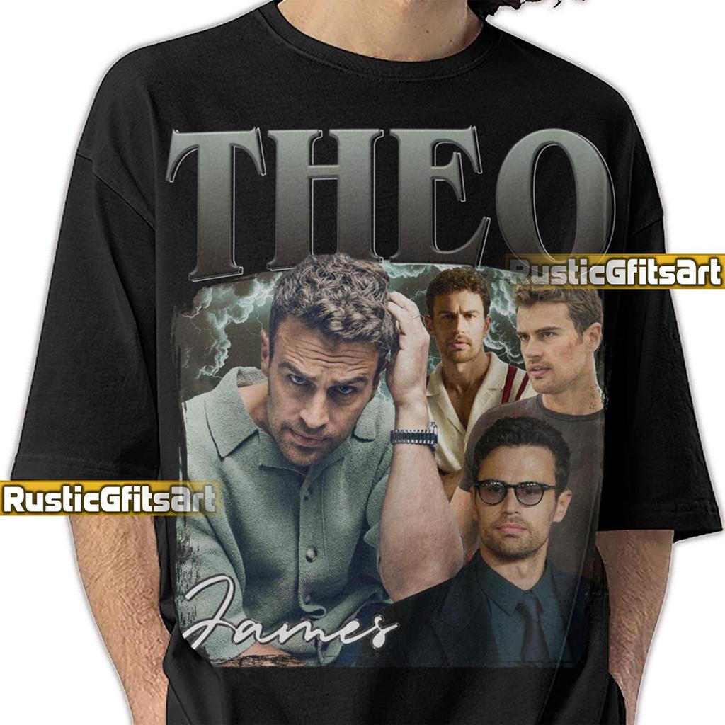 THEO JAMES SHIRT, Theo James Individuelles T-Shirt, Theo James Vintage Bootleg T-Shirts, Geschenk für Theo James Fans