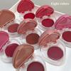 HERORANGE Lip and Cheek Dual-Purpose Lip Mud Lipstick Natural All-match Matte Monochrome Blush Cream with Brush