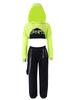 Kinder Mädchen Hip-Hop Street Dance Kleidung Outfits Weste Tops Cargo Jogginghose Net Cover Up Moderne Teenager Mädchen Streetwear