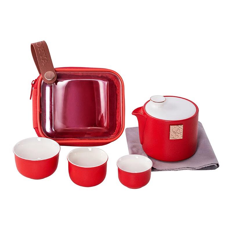 Tayohya Gilded Ruyi 6-Piece Travel Tea Set