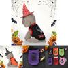 Gilet T-shirt en coton pour chien de compagnie sur le thème d'Halloween avec imprimé de crâne pour chats et chiens
