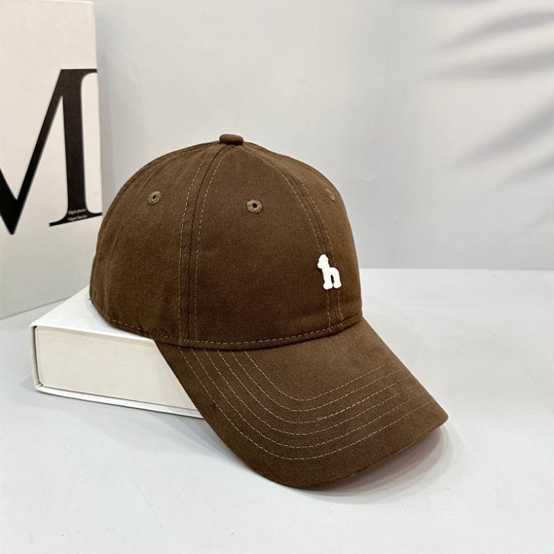 Four Seasons Embroidered Baseball Cap Children's Fashion Versatile Large Wide Soft Top Cap Men