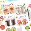 10pcs Ins Simple Student Message Memo Paper School Office Supplies DIY Scrapbook Junk Journal Handmade Collage Material Paper