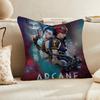 Arcane Season  Jinx Graffiti Pillow Cushion Cover Pillowcase Living Room Sofa Home Decor Customized