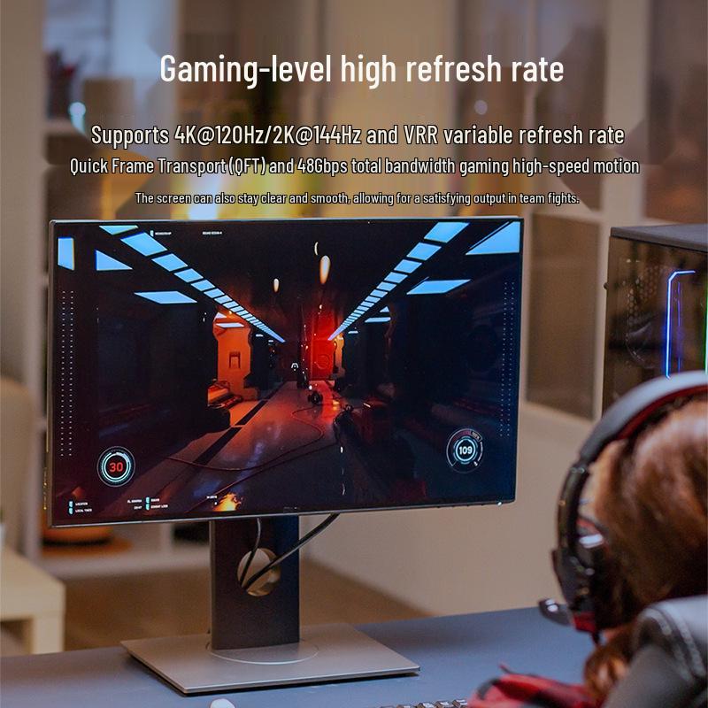 Ultra HD 8K HDMI 2.1 Cable for TV, Monitor, Projector, Esports, 144Hz Compatibility