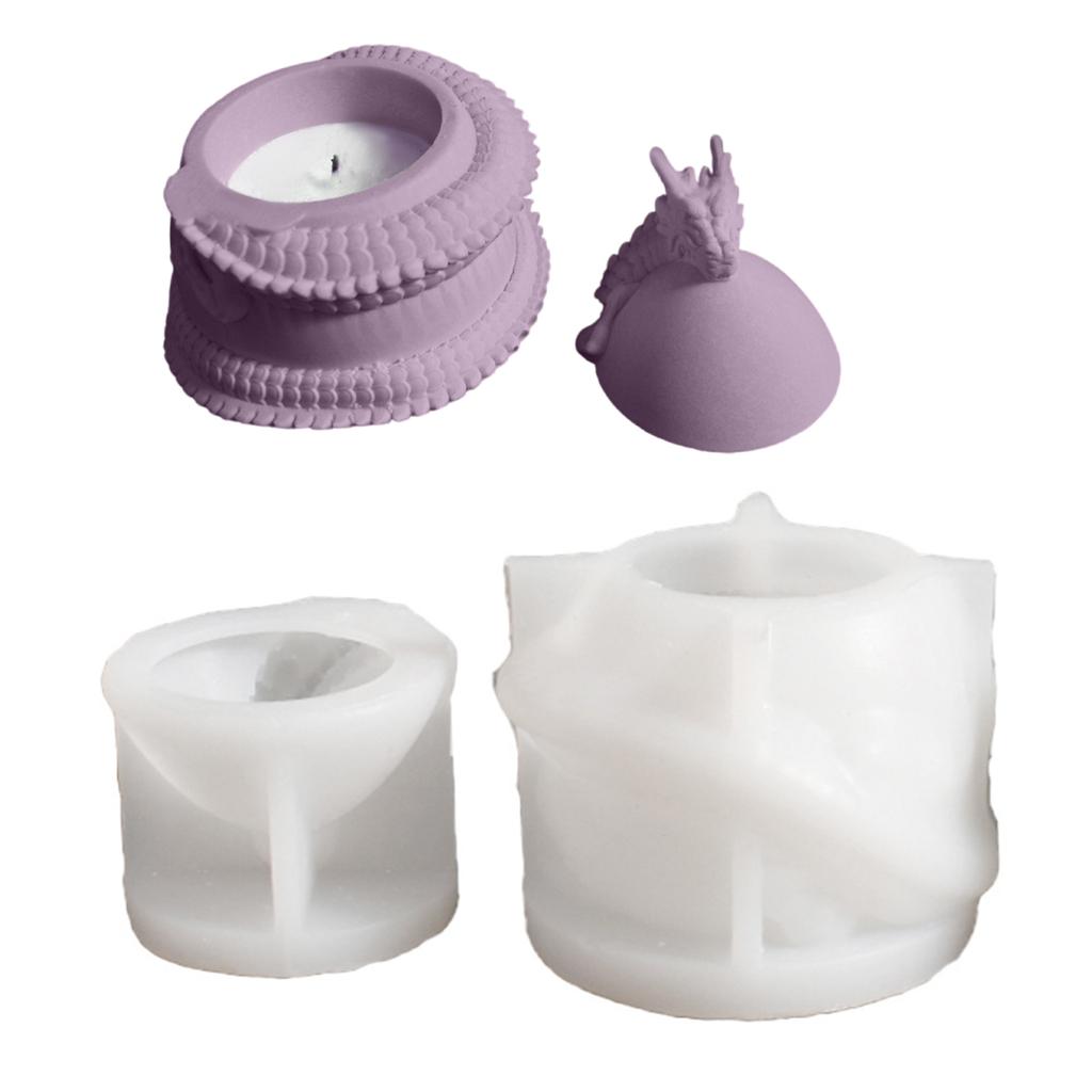 Candle Accessories Mold Candle Holder Mold Eggs Shape Flowerpot Mold Silicone Texture for Hand-Making Candlestick