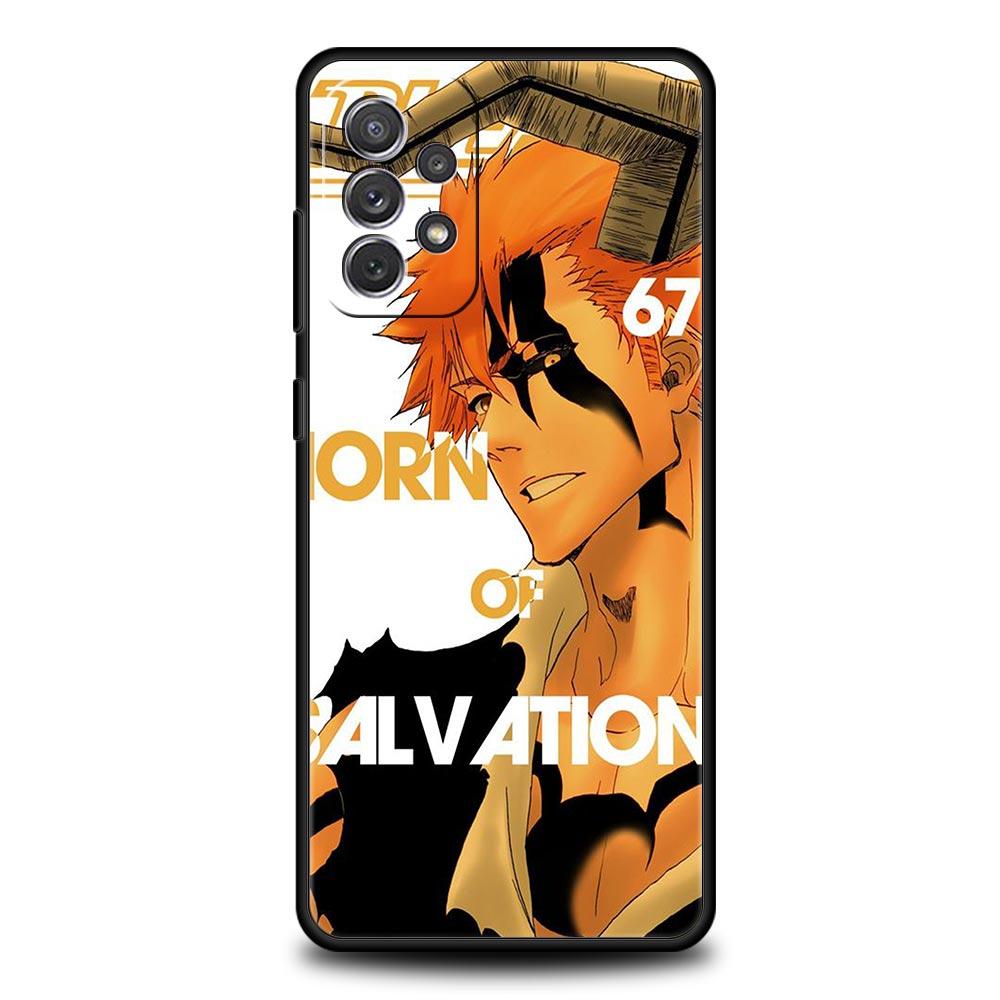 Bleach Kurosaki Ichigo Phone Case For Samsung Galaxy A51 A13 A71 A21S A12 A11 A31 A41 A01 A03s A22 A23 A33 A73 A53 5G Cover