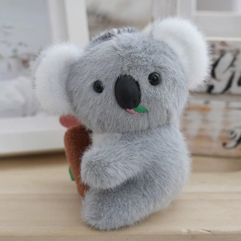 1/3 stk Søt Kola Nøkkelring Nøkkelring Plysjleketøy Koalabjørn Kvinner DIY Smykketilbehør Veskeanheng Nyhetsgave Charms