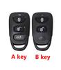 Car Accessories Key Case Cover Holder For Hyundai Kia Tucson Sonata Santa Fe Carens 2/3Buttons Remote Key Protective