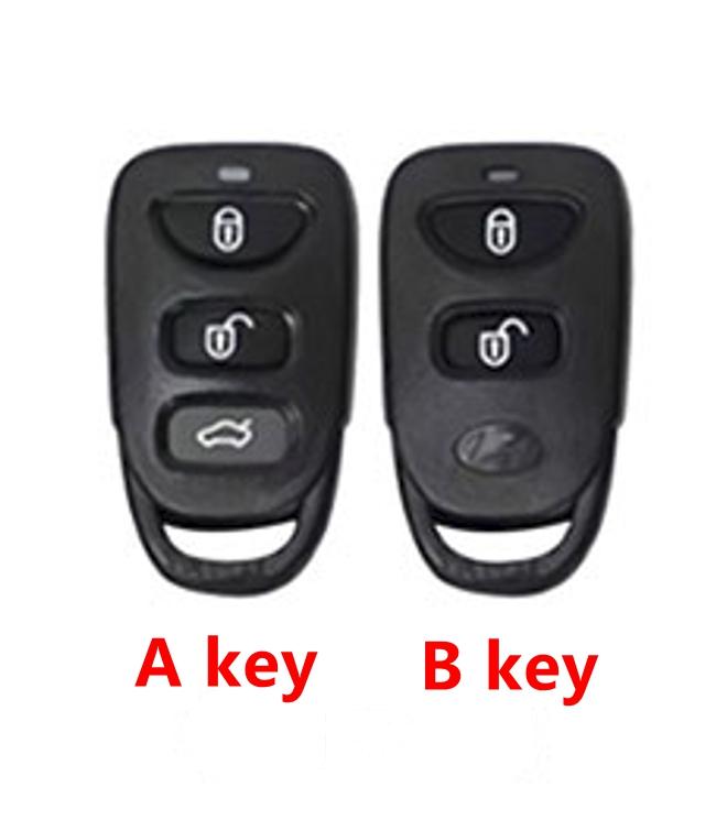 Car Accessories Key Case Cover Holder For Hyundai Kia Tucson Sonata Santa Fe Carens 2/3Buttons Remote Key Protective