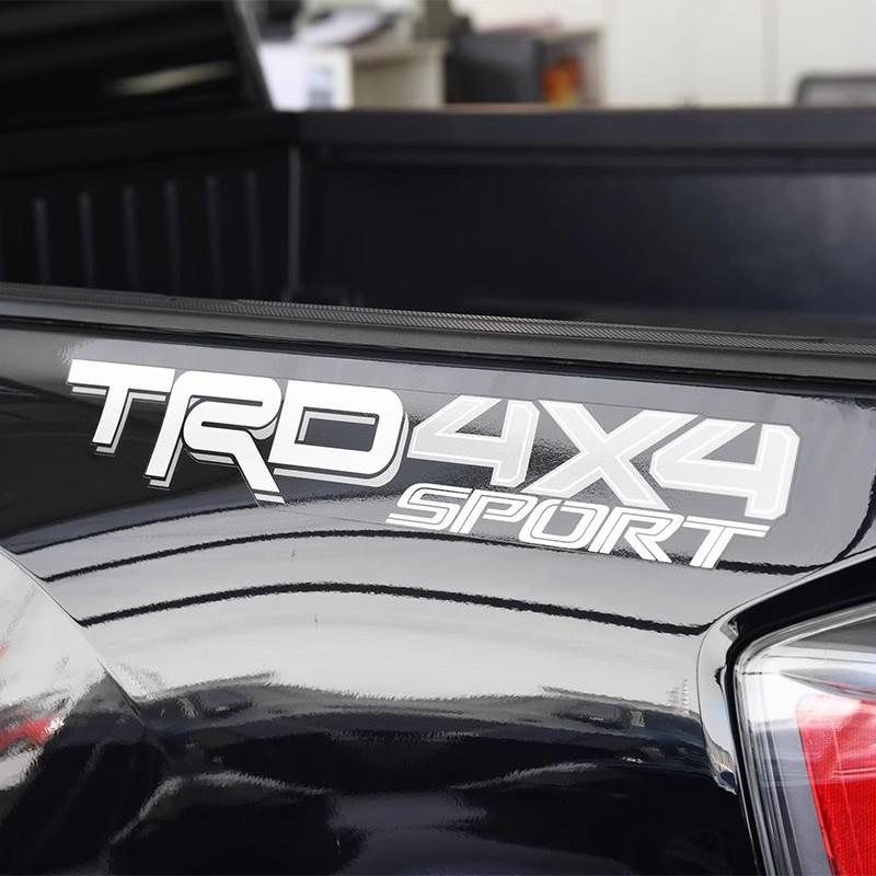 Pickup Truck Sticker TRD4x4 Off-Road Sticker for Toyota Tacoma Tantu Body Modification Sticker 2-piece Set
