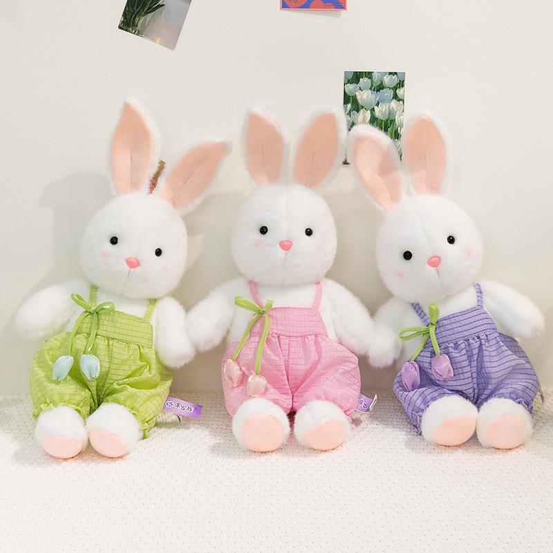 Cute Pacha Rabbit Doll Plush Toy Children's Doll Rabbit Grab Machine Doll Girl Birthday Gift