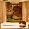 Cmisstree Multi-Layer Solid Wood Cat Tree & Condo
