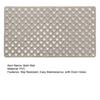 Bath Tub Mat Suction Cup Bath Shower Mat Non-Slip Bathtub Rug with Drain Holes Machine Washable Mat for Bathroom Floor Tub