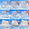 iF ME Fashion Pearl Earring Set Women Luxury Butterfly Love Heart Gold Stud Earrings Resin Hoop Earrings Jewelry Accessories