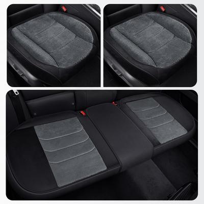 Artificial Plush Car Seat Cover Cushion for Tesla Mosel 3 2025 Mosel Y 2025 S X Cybertruck Auto Accessories