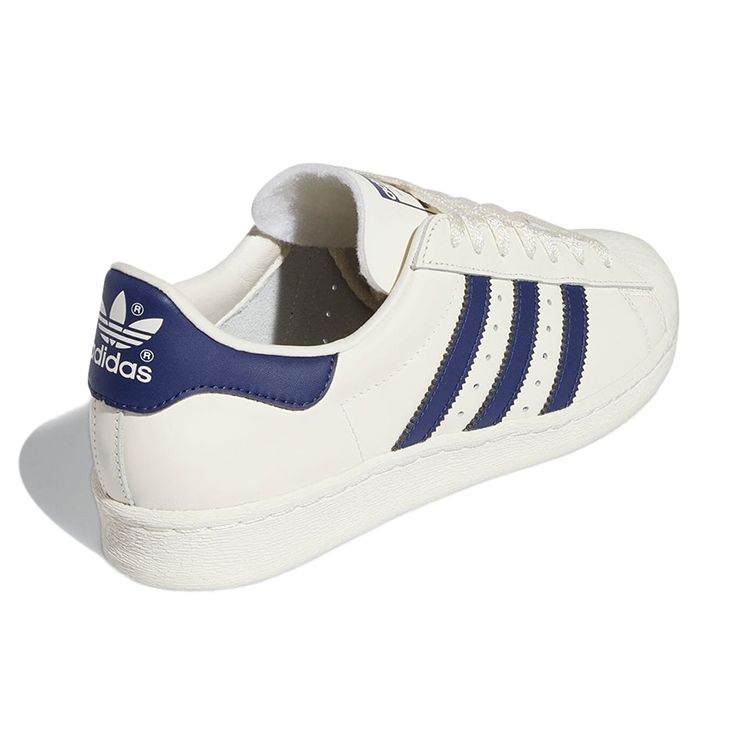 Adidas Superstar 82 Bílé Tmavě modré Unisex tenisky Cloud-White Off-White GZ1537