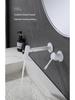 Tenban Rotatable Wall-Mounted Copper Gunmetal Faucet for Hot & Cold Washbasin.