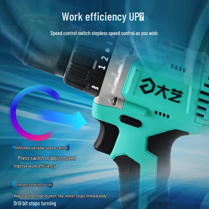 Dayi 20V Cordless Brushless Drill Driver CN plug (adapter included)