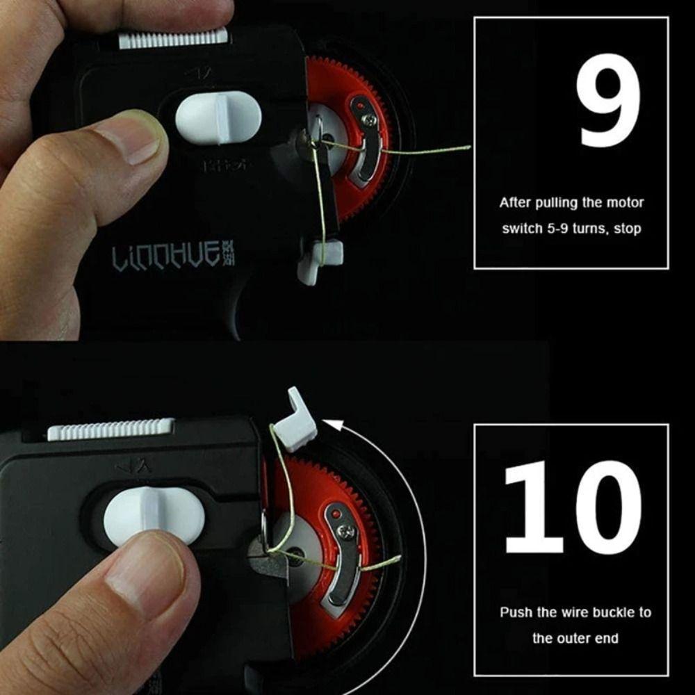 Collect Fishing Automatic Hook Tier Roll Tie Fast Fishing Hooks Tie Machine Portable Multi-functional Fast Tie Fishing Hooks