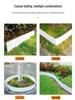 Plastic Garden Fence: Retaining Wall, Flower Bed & Tree Surround