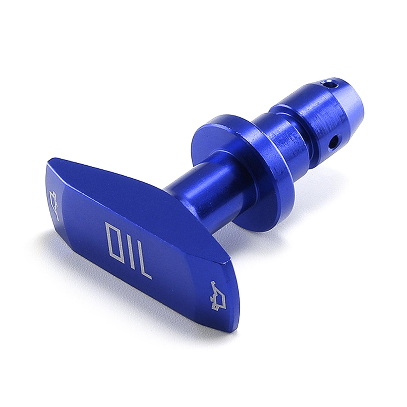 Ручка для ручки масляного двигателя Ручка-рычаг Легкий захват Ручка-рычаг для масляного трансмиссионного щупа Алюминиевая ручка для масляного щупа синий