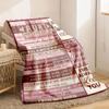 2026 New Arrivals Auntie Appreciation Vintage Flannel Throw Blanket All-Season Soft Polyester Couch Blanket with Heartfelt Sentime
