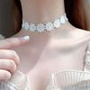 Sweet Flowers Lace Necklace Choker for Women Girls Good Quality Embroidery Fashion Romantic Design Accessory Jewelry