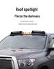 Toyota Tundra Off-road Sand & Gravel Deflector Rain Visor & Yellow Spotlight Decoration Accessory.