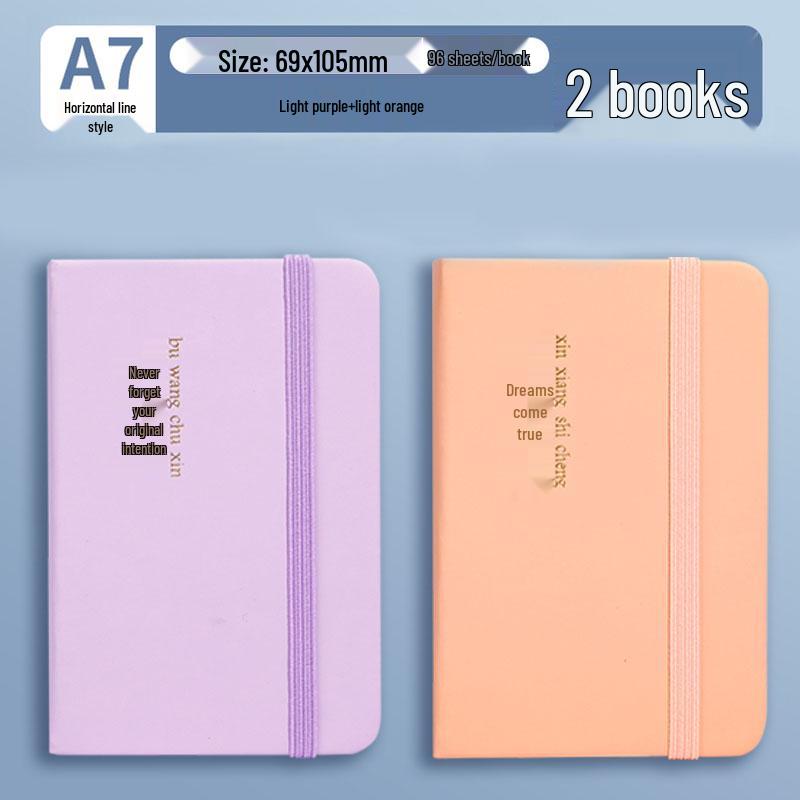 A7 Mini Pocket-Sized Notebook: Portable, Simple, and Perfect for Students