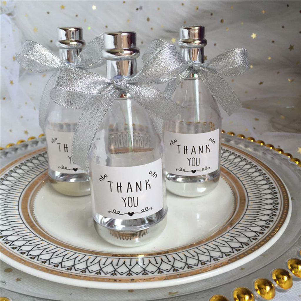 Champagne Bottle Candy Container Wedding Bottle Mini Favor Container Decorative Candy Jar Suitable for Holiday Birthday Party