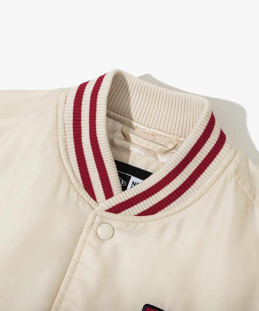 New Era Mlb St. Louis Cardinals Authentic Stadium Jacket Ivory