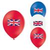 Union Jack Logo Balloons Set Red Blue White Balloons Anniversary Party Favors Supplies Decorations