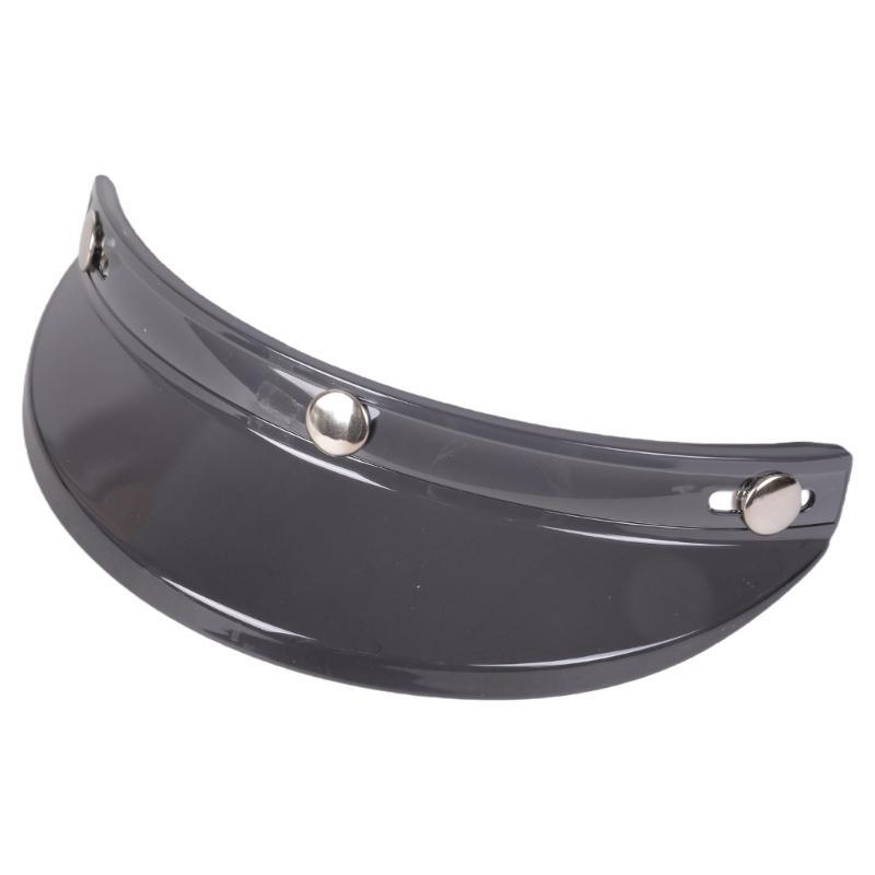 652F AntiUV Fog Windproof 3 Snap-Button Visor for Open Face Helmet Wind Shield Up