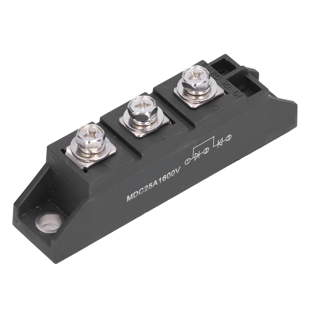 Gleichrichtermodul 3 Anschlüsse Gleichrichtung Stromkreis Steuerzubehör MDC25A 1600V