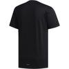 Adidas T Shirts Men's Black Crew Neck Moderate Straight Fit FJ6230
