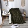 Lamb Wool Flannel Blanket Nordic Light Luxury Style Quilt Blanket Double Layer Thickened Blanket