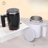 Rechargeable Stainless Steel Coffee Cup Electric Magnetic Stirring Insulated Travel Mug Portable Mixing Cup