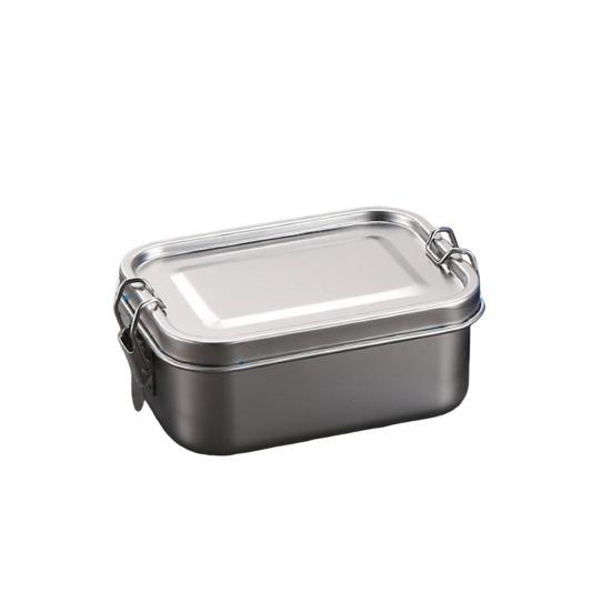 Matboks i rustfritt stål, stablebar bentoboks for suppe, salat, rester. Bærbar, gjenbrukbar matbeholder for hjem, jobb, reise, utendørs.