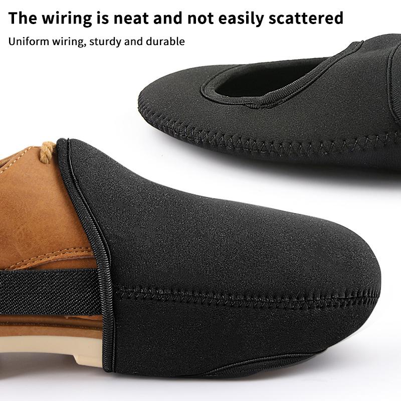 1 Pair Cycling Shoes Covers Windproof Half Palm Toe Protector Road Bike Overshoes Warm Anti Slip Motorbike Boots Accessories