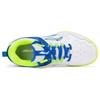 Li Ning Sound Wave Non-Slip Wear-Resistant Badminton Shoes Kids Shoes White Blue AYTR032-3