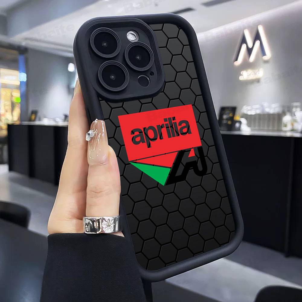 

Cool A-Aprilia Racing Silicone Phone Case For IPhone 17 Pro Max 16 15 14 13 12 11 Plus 17 Air iPhone 12