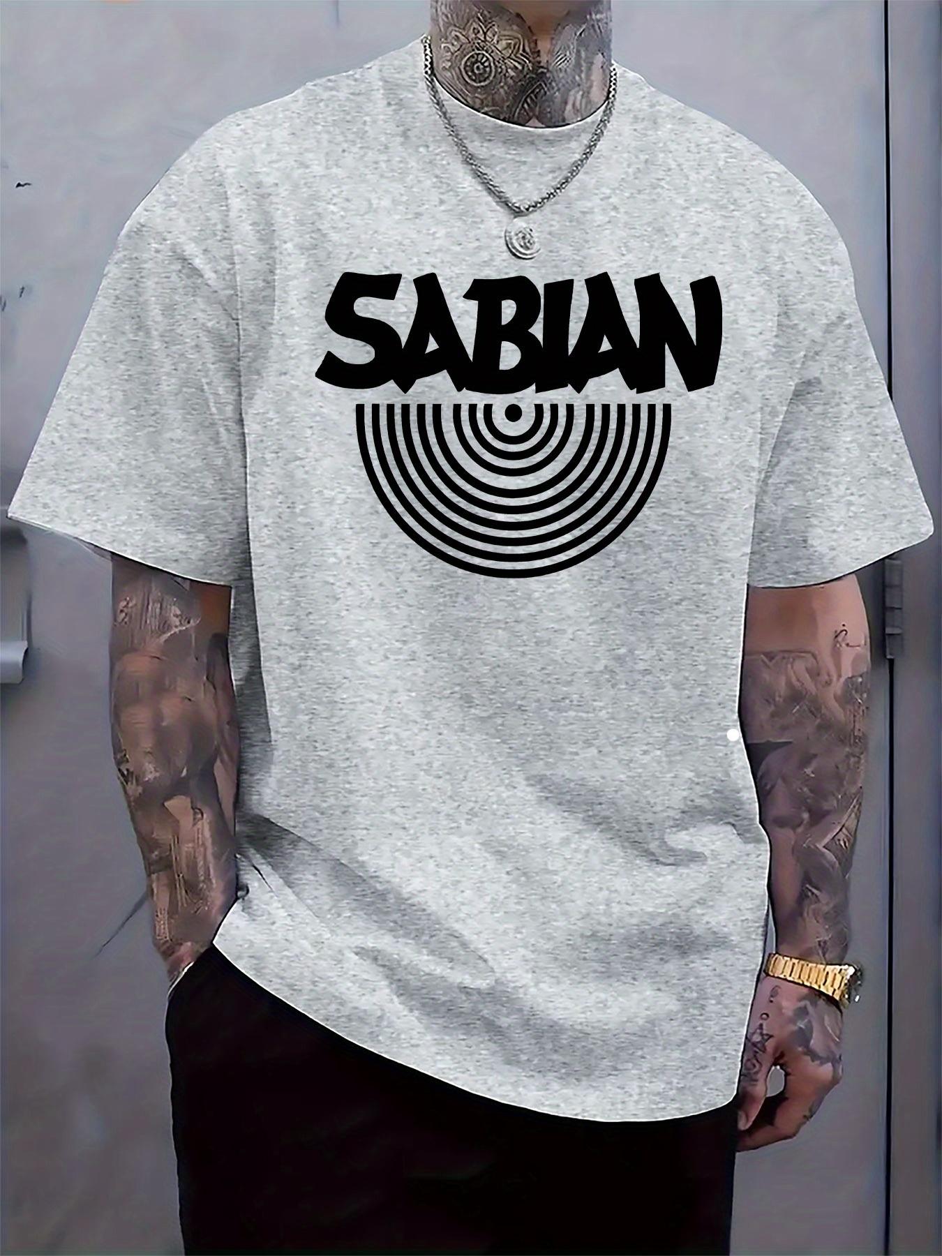 

1-упаковка футболка Sabin с принтом логотипа, круглый вырез, короткий рукав XXL