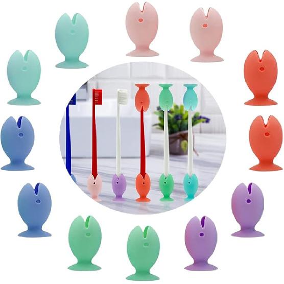 12 шт. Силиконовые держатели для зубных щеток в виде рыбок и крышки для головок зубных щеток, 6 пар колпачков для зубных щеток для путешествий, держатель для зубных щеток для детей, мини-зубная щетка Fish