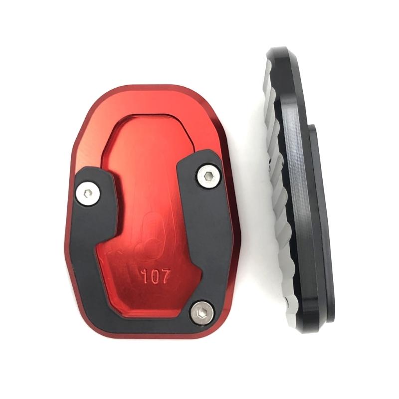 Motorcycle Side Stand Support Plate Aluminum Kickstand Extension Plate Foot Side Stand Enlarge Pad for DESERT X 2022+