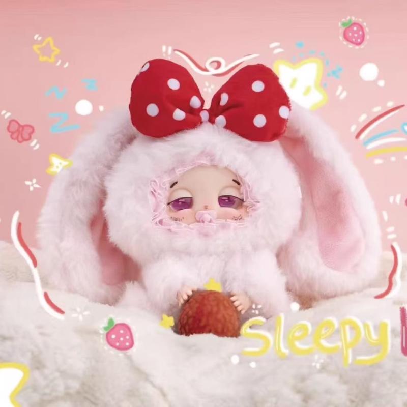 Surprise Toy Gift In Stock Baby Three Lucky Plush Toy Blind Box - Cute Sleepy Doll Trendy Gift For Kids & Collectors Random