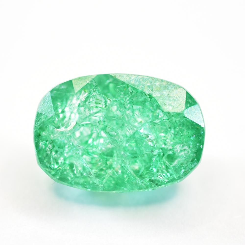 Natural Green Emerald Loose Gemstone Colombian 16x11mm Cushion Shape for Jewelry Making and Crafts