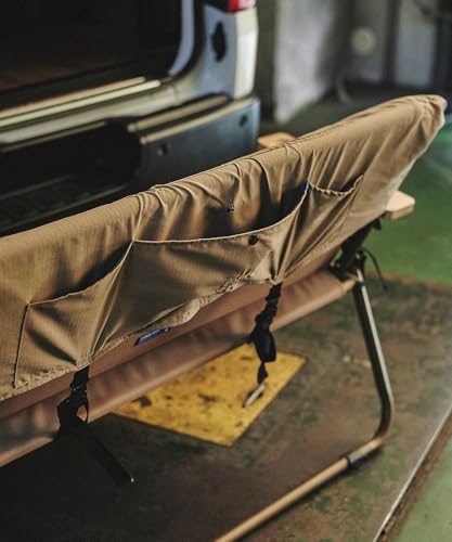 GRIP SWANY x GORDON MILLER FIREPROOF BENCH COVER, outdoor bench cover cushion, flame-retardant, cushion only, coyote beige, 1594698